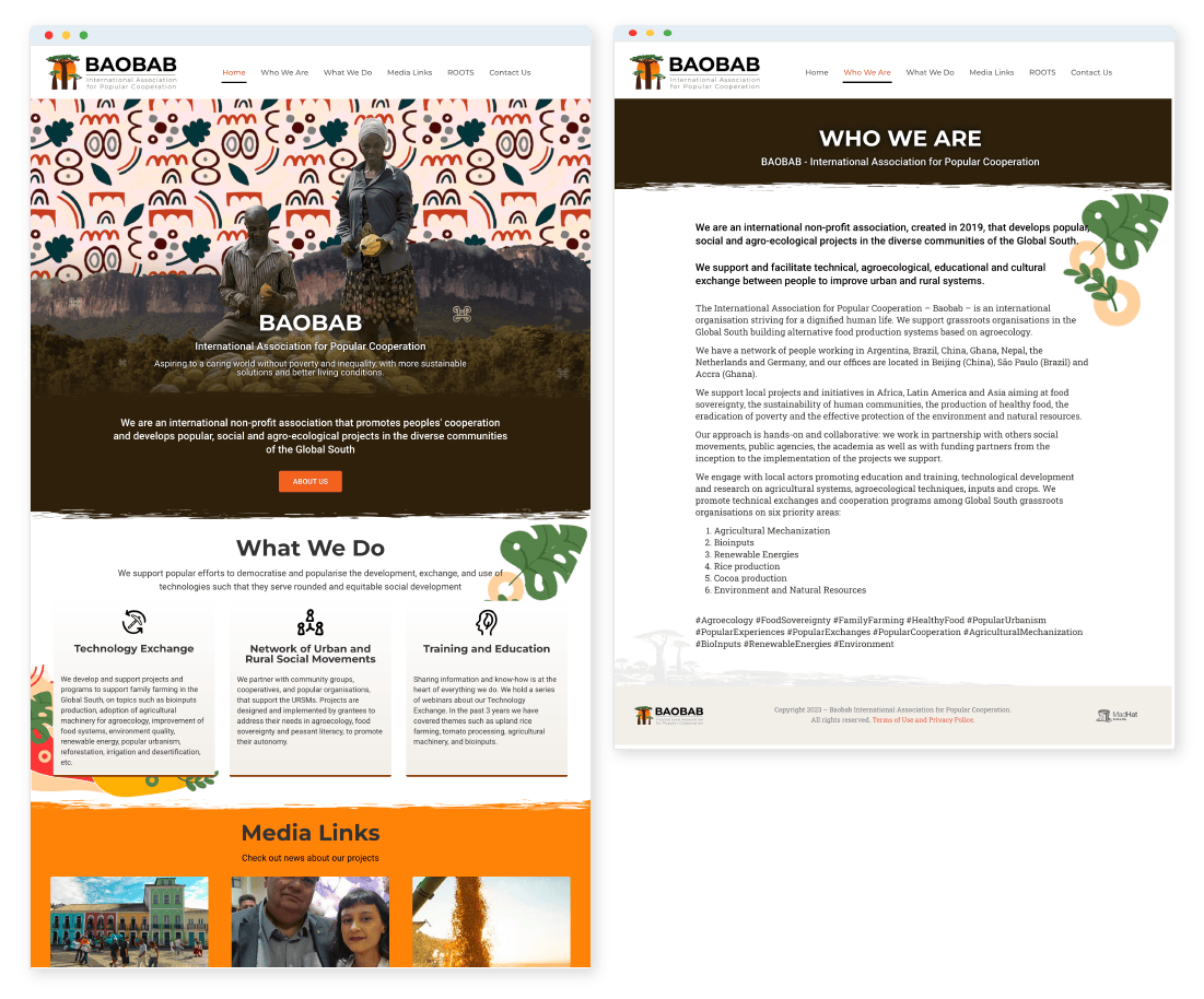 Baobab website 2