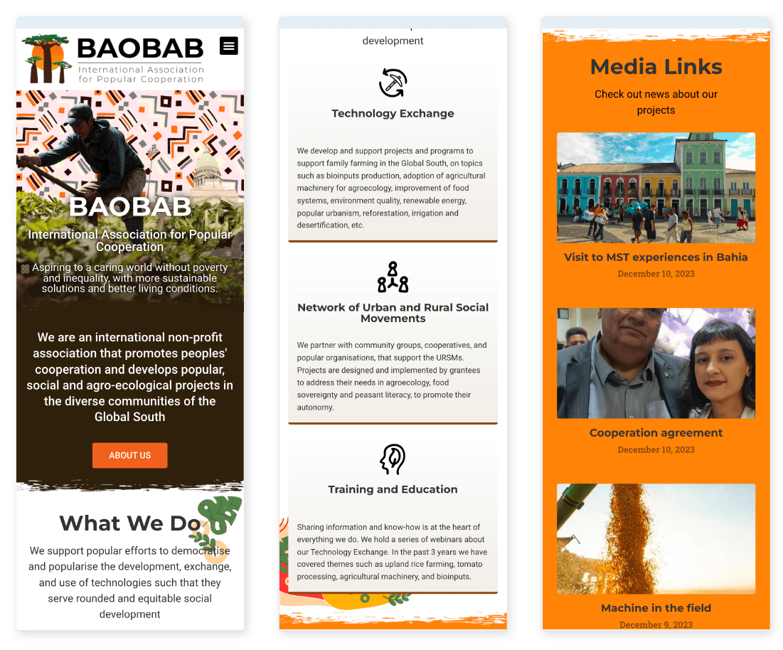 Baobab website 3